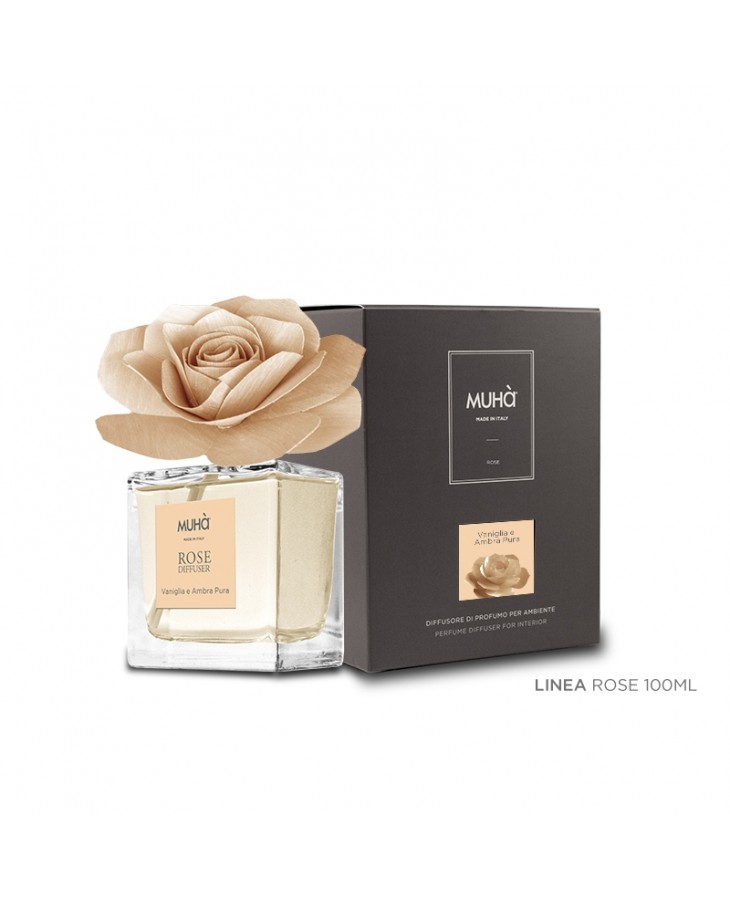 Muhà - Diffusore di Profumo Rose da 100 ml