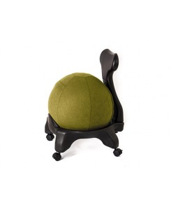 Kikka Living - Sedia ergonomica Kikka Active Chair con fodera in tessuto Living (Amalfi, Pistacchio)