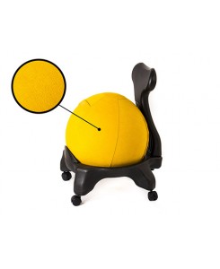 Kikka Living - Sedia ergonomica Kikka Active Chair con fodera in tessuto Living (Amalfi, Sole)