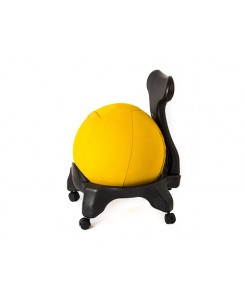 Kikka Living - Sedia ergonomica Kikka Active Chair con fodera in tessuto Living (Amalfi, Sole)