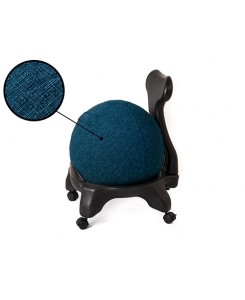 Kikka Living - Sedia ergonomica Kikka Active Chair con fodera in tessuto Living (Stresa, Oltremare)