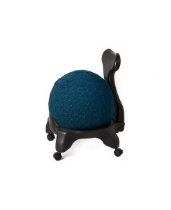 Kikka Living - Sedia ergonomica Kikka Active Chair con fodera in tessuto Living (Stresa, Oltremare)