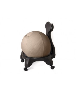 Kikka Living - Sedia ergonomica Kikka Active Chair con fodera in tessuto Living (Stresa, Caramello)
