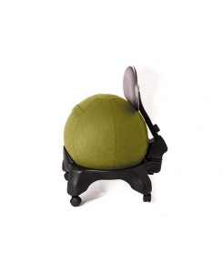 Kikka Active Chair Plus con fodera Living - Sedia ergonomica Kikka Plus con fodera in tessuto Living (Pistacchio, Amalfi)