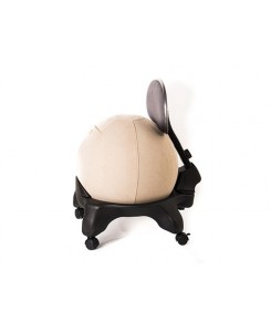 Kikka Active Chair Plus con fodera Living - Sedia ergonomica Kikka Plus con fodera in tessuto Living (Sabbia, Amalfi)