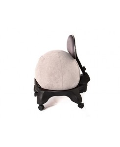 Kikka Active Chair Plus con fodera Living - Sedia ergonomica Kikka Plus con fodera in tessuto Living (Avorio, Portofino)