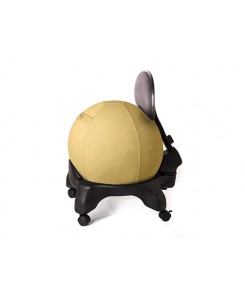 Kikka Active Chair Plus con fodera Living - Sedia ergonomica Kikka Plus con fodera in tessuto Living (Fieno, Stresa)