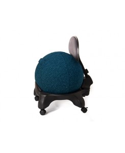Kikka Active Chair Plus con fodera Living - Sedia ergonomica Kikka Plus con fodera in tessuto Living (Oltremare, Stresa)