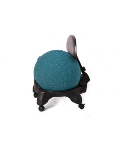 Kikka Active Chair Plus con fodera Living - Sedia ergonomica Kikka Plus con fodera in tessuto Living (Pavone, Stresa)