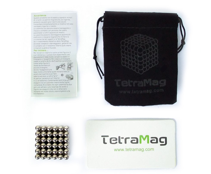 TetraMag - Purple - Cubo de 216 esferas magneticas - Tetramag